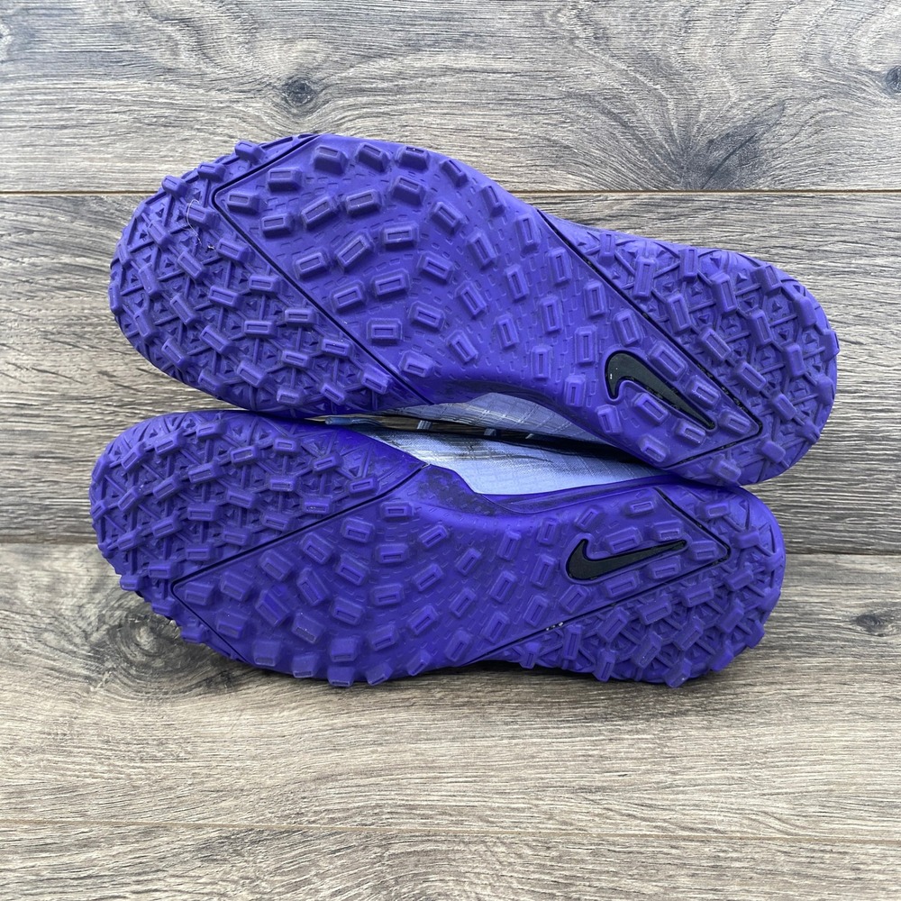 Nike Mercurial Superfly 8 Academy Turf KM Kids Size 3.5Y Purple Soccer DB0935 - Picture 3 of 9